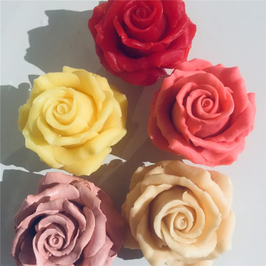 GreatMold 3D Pretty Flower Rose Silicone Mold Bouquet of Roses Soap Molds Epoxy Resin Mold Clay Chocolate Scented Candle Mould