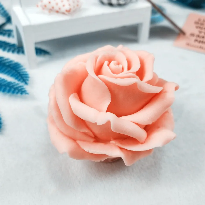 GreatMold 3D Pretty Flower Rose Silicone Mold Bouquet of Roses Soap Molds Epoxy Resin Mold Clay Chocolate Scented Candle Mould