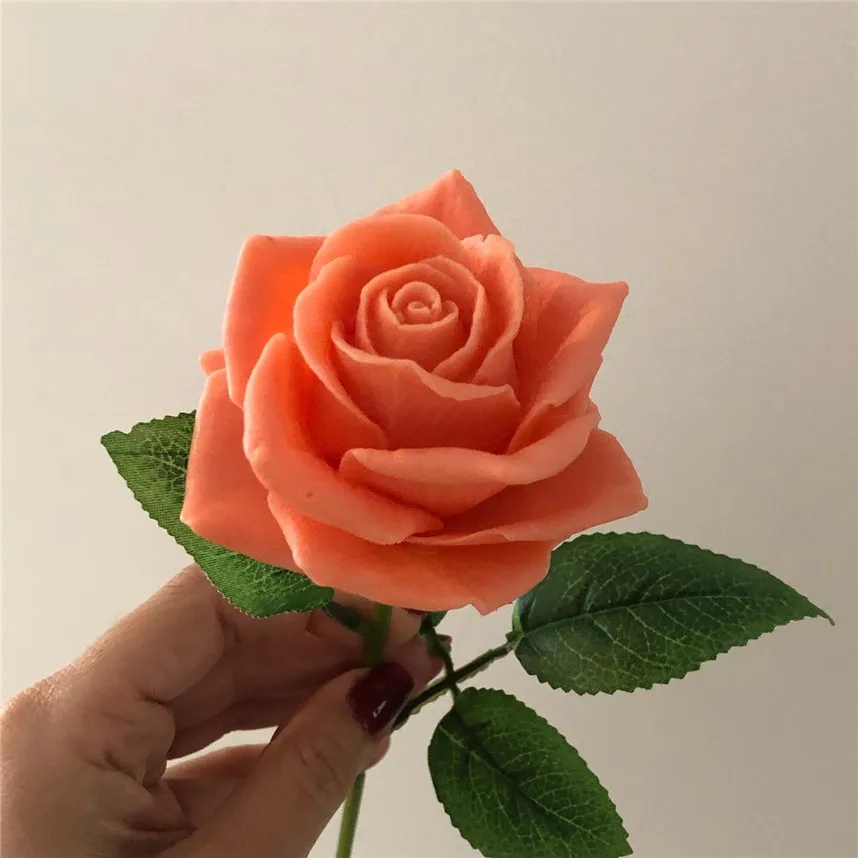GreatMold 3D Pretty Flower Rose Silicone Mold Bouquet of Roses Soap Molds Epoxy Resin Mold Clay Chocolate Scented Candle Mould