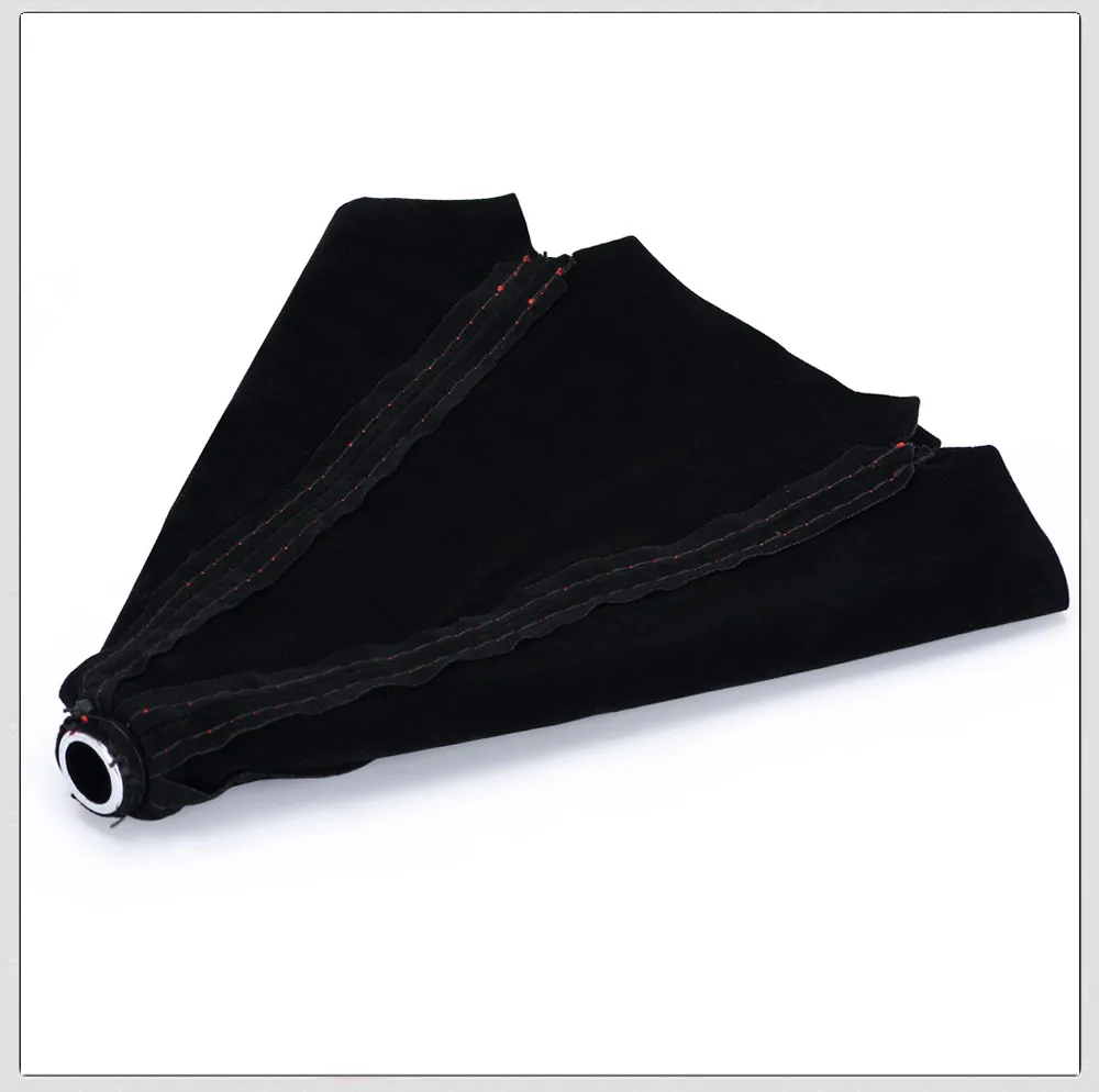 16mm Universal PU Suede Leather Car Gear Shift Collars Auto Car Manual Stick Shifter Knob Gear Shift Boot Cover Gaiter