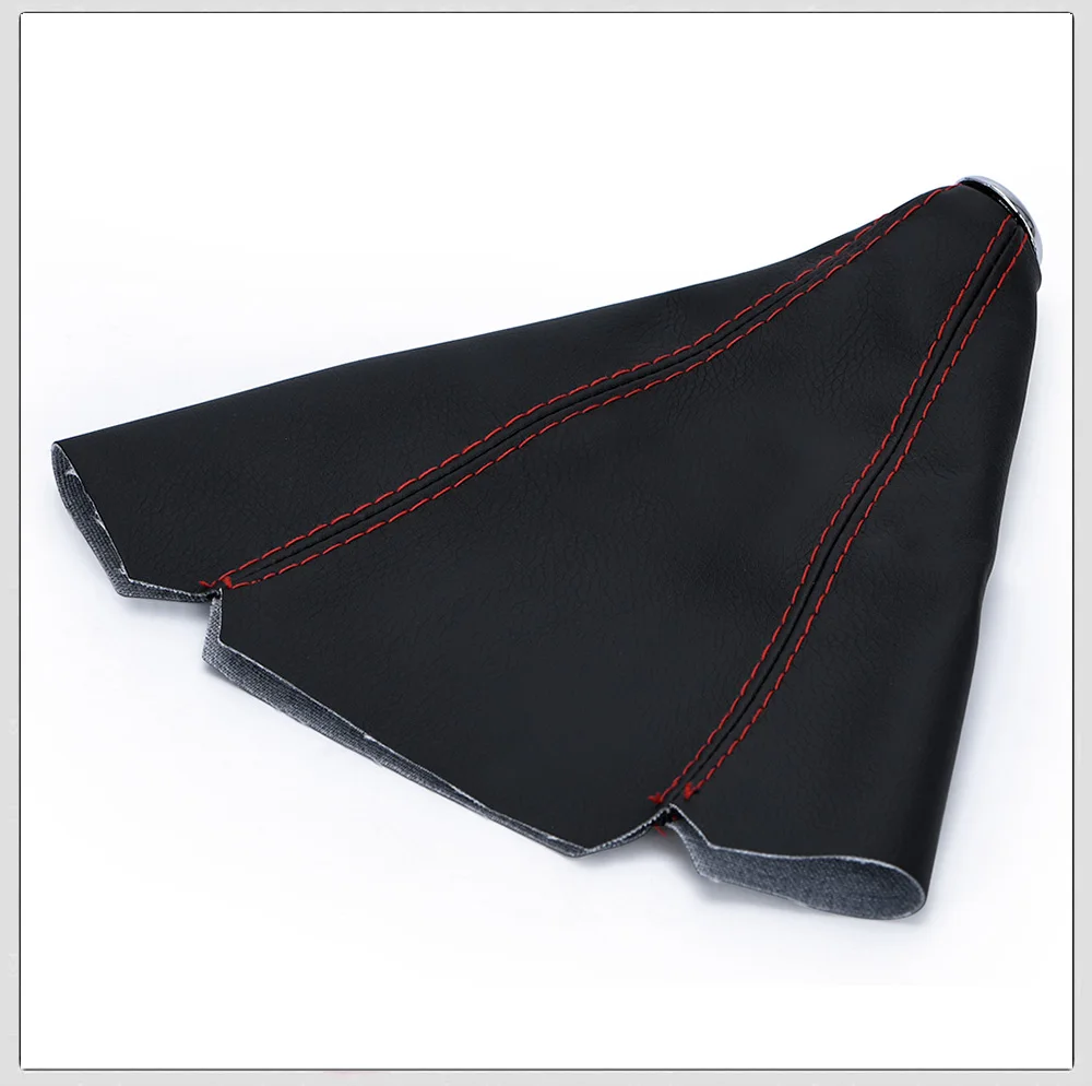 16mm Universal PU Suede Leather Car Gear Shift Collars Auto Car Manual Stick Shifter Knob Gear Shift Boot Cover Gaiter