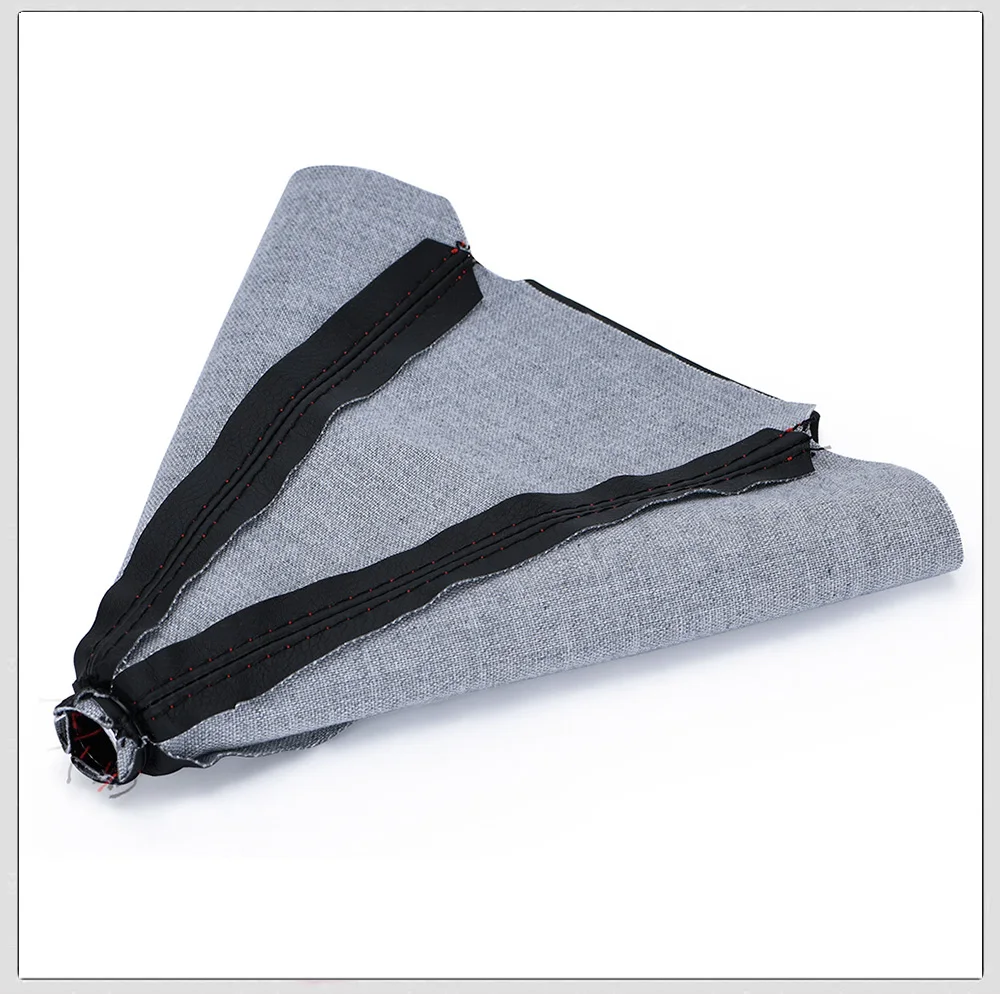 16mm Universal PU Suede Leather Car Gear Shift Collars Auto Car Manual Stick Shifter Knob Gear Shift Boot Cover Gaiter