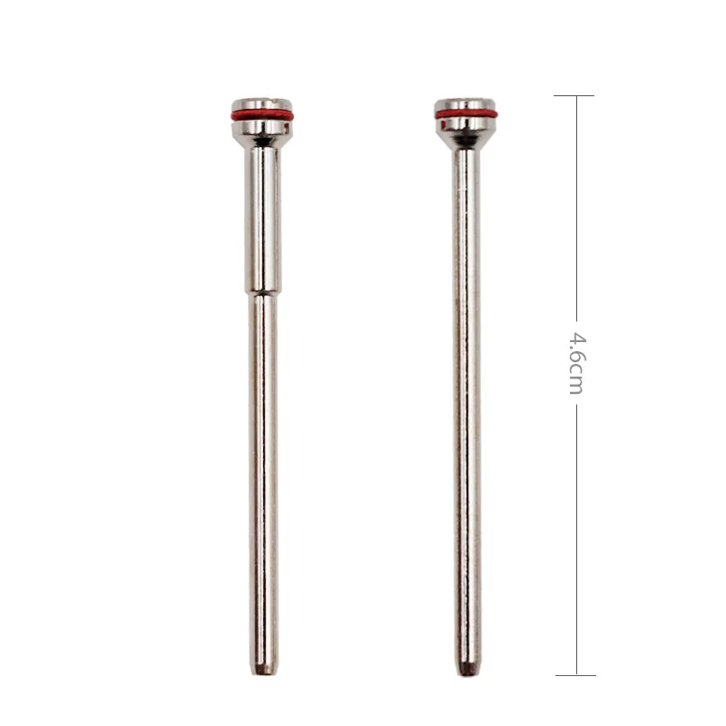 10pcs Dental Material Dental Holding Needle Polished Shaft Polishing Shank Mandrel Burs Rotary Tool For Polisher Machine Cutting