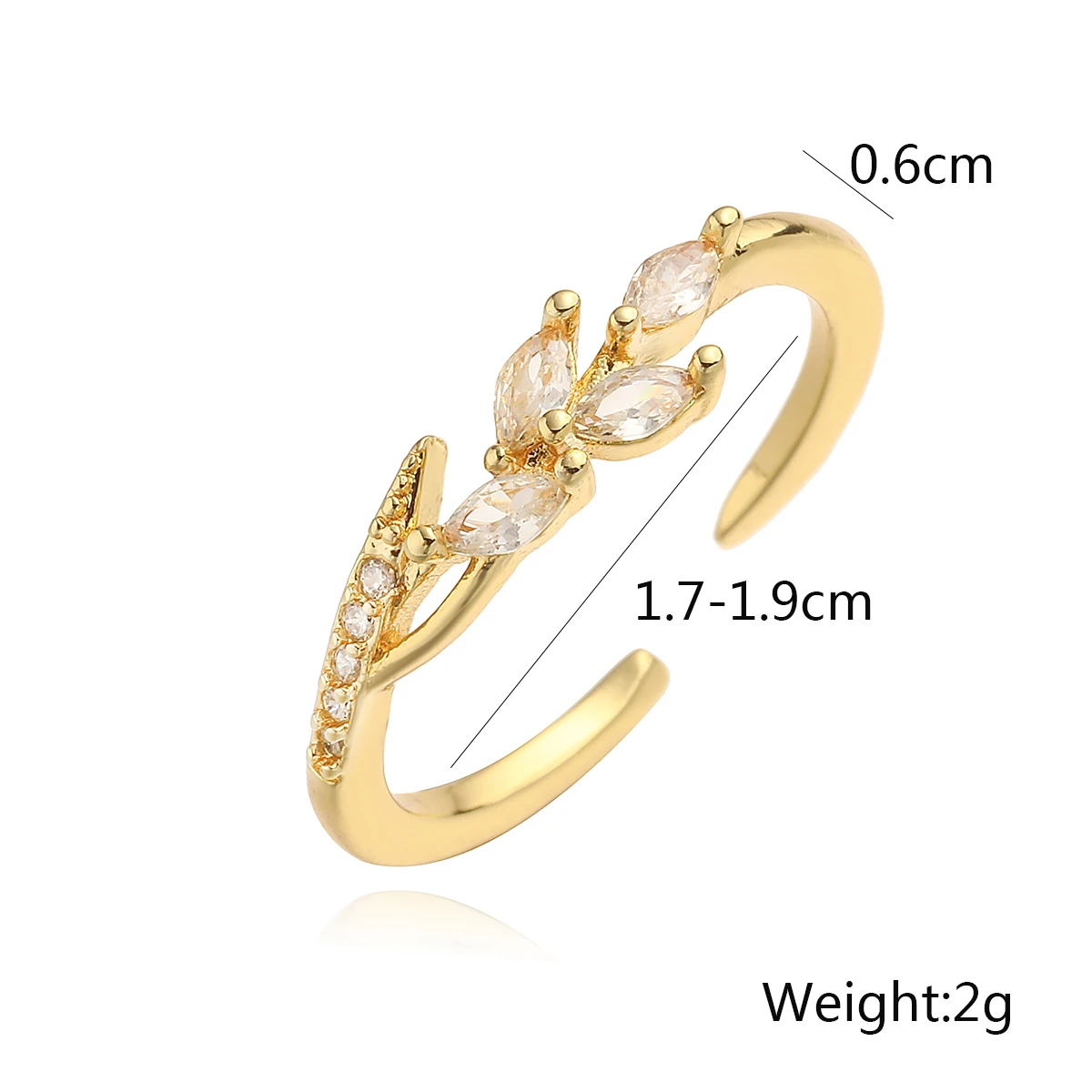 2026 New Fashion Hollow Design Star Charm Ring For Women Girl Gold Color Copper Party Ring Femme Bijoux Dropshipping