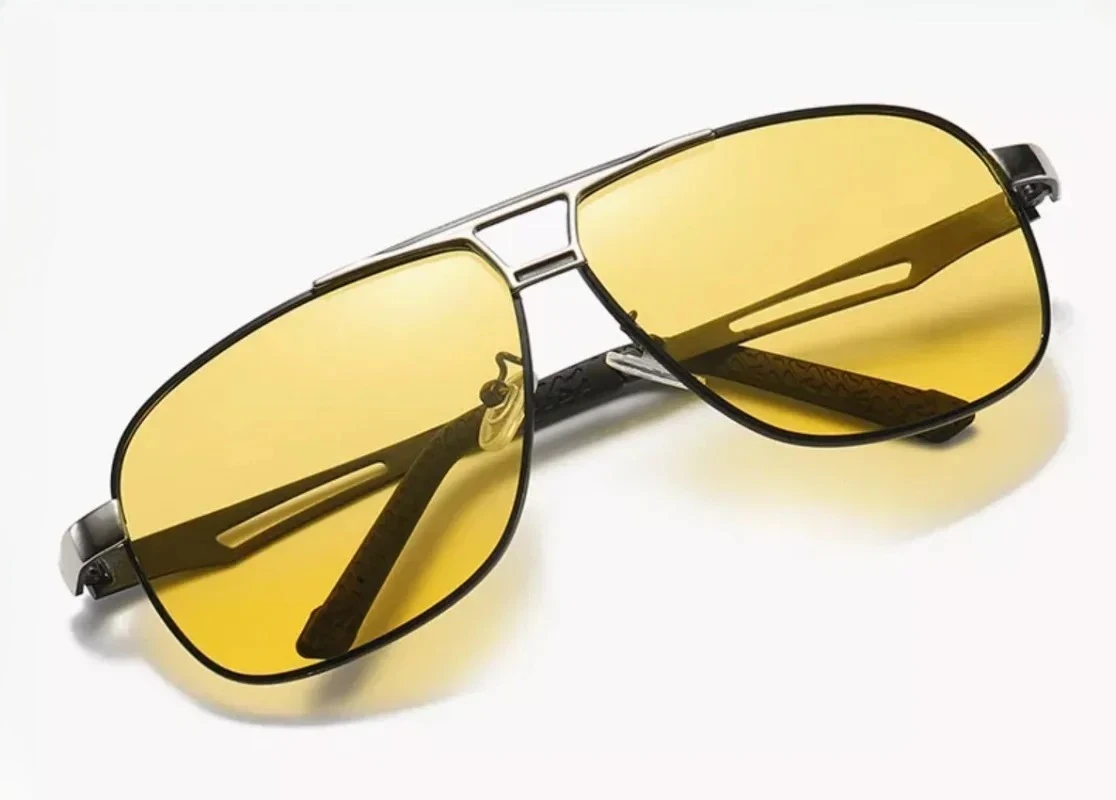 Men Driving Chameleon Sun Glasses for Day and Night Dual-use Male Color Change Lens Vision Polarized Photochromic Sunglasses