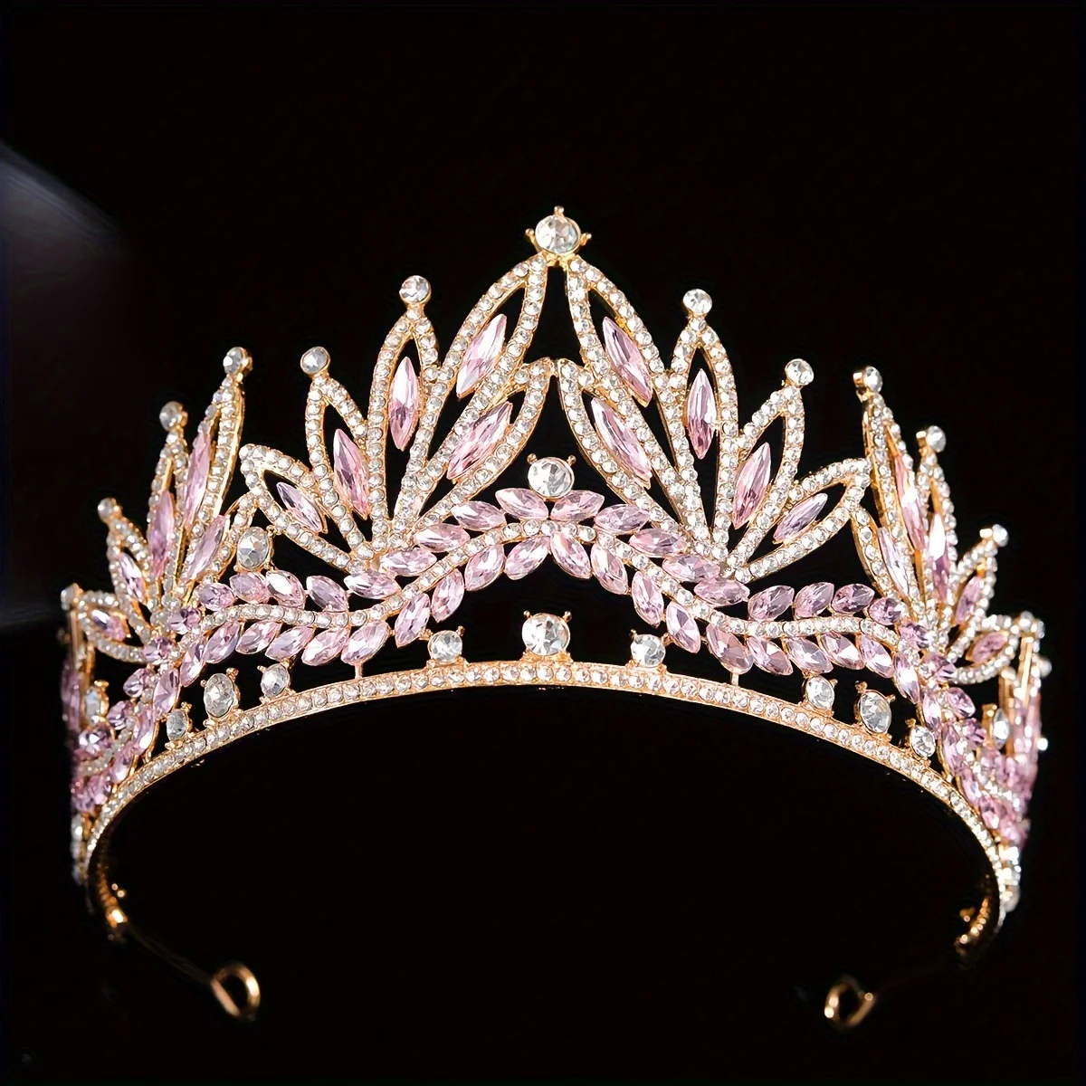 Luxury Royal Queen Wedding Crown for Women Large Multiple colors Crystal Banquet Tiaras Party Costume Hair Jewelry Accessories