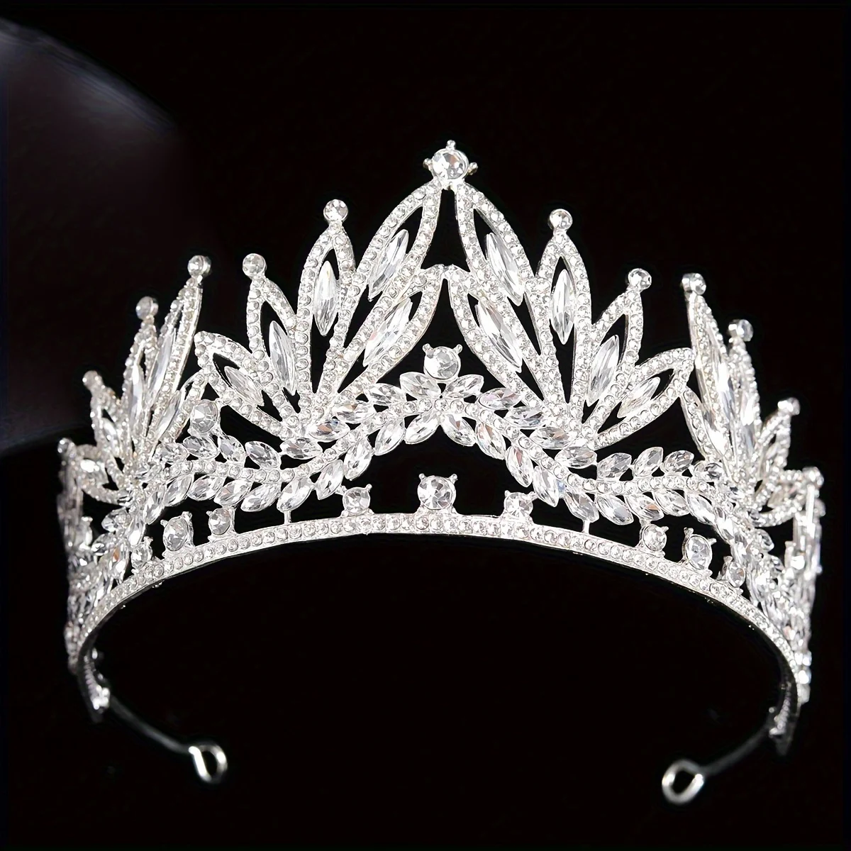 Luxury Royal Queen Wedding Crown for Women Large Multiple colors Crystal Banquet Tiaras Party Costume Hair Jewelry Accessories