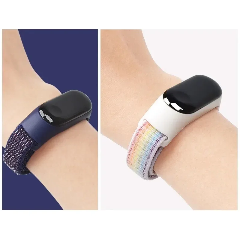 Nylon Strap For Xiaomi Mi Band 7 6 5 4 3 Bracelet Watchband Pulsera Correa Strap Miband 7 6 5 4 3 Bracelet Wristband Sport Loop
