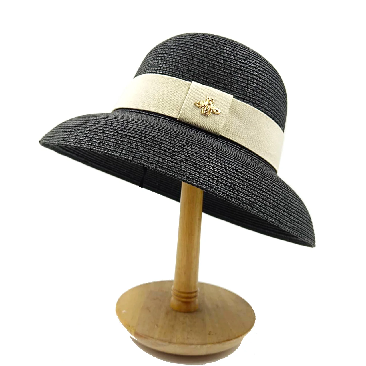 Sun protection straw hat French elegant outdoor beach travel anti-ultraviolet women's hat hats for womem