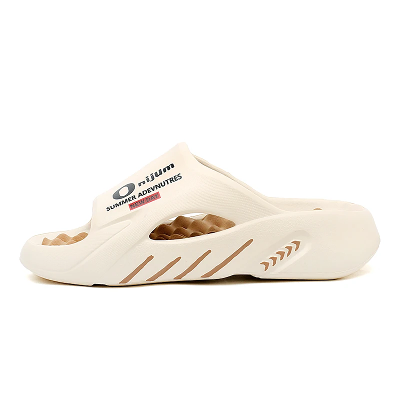 Summer Men Massage Slippers Slides Indoor Outdoor Sandals Beach Casual Shoes Comfortable Sole Men's Slippers Big Size 38-47
