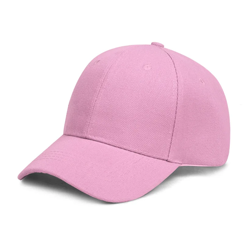 Custom Logo Diy Baseball Cap Unisex Adjustable Men Women Sport Trucker Hat Solid Color Personalized Print Hip Hop Dad Caps