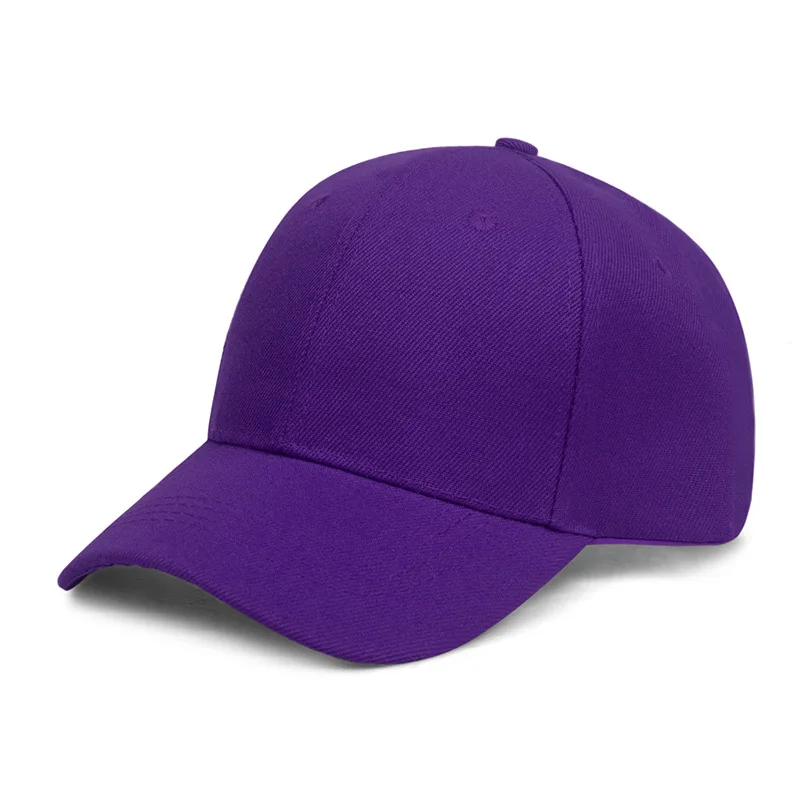 Custom Logo Diy Baseball Cap Unisex Adjustable Men Women Sport Trucker Hat Solid Color Personalized Print Hip Hop Dad Caps