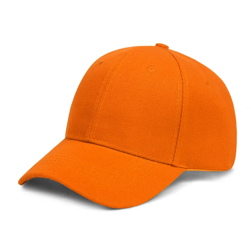 Custom Logo Diy Baseball Cap Unisex Adjustable Men Women Sport Trucker Hat Solid Color Personalized Print Hip Hop Dad Caps