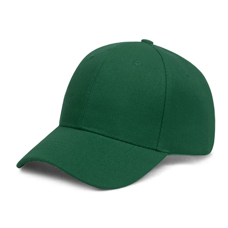 Custom Logo Diy Baseball Cap Unisex Adjustable Men Women Sport Trucker Hat Solid Color Personalized Print Hip Hop Dad Caps