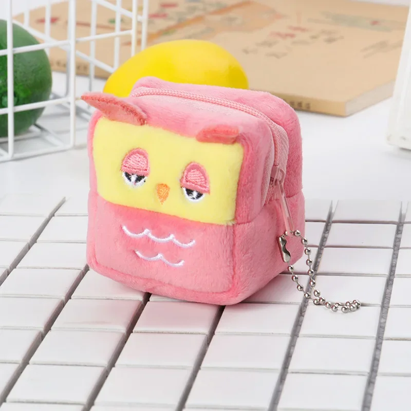 Plush Grey Small Whales Coin Purse Cute Zipper Women's Coin Wallet Shark Shape Girls Earphone Money Storage Bag Key Bag Purse