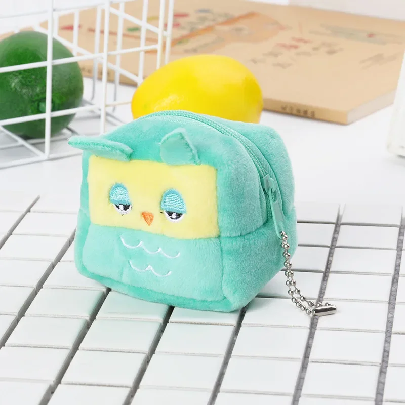 Plush Grey Small Whales Coin Purse Cute Zipper Women's Coin Wallet Shark Shape Girls Earphone Money Storage Bag Key Bag Purse