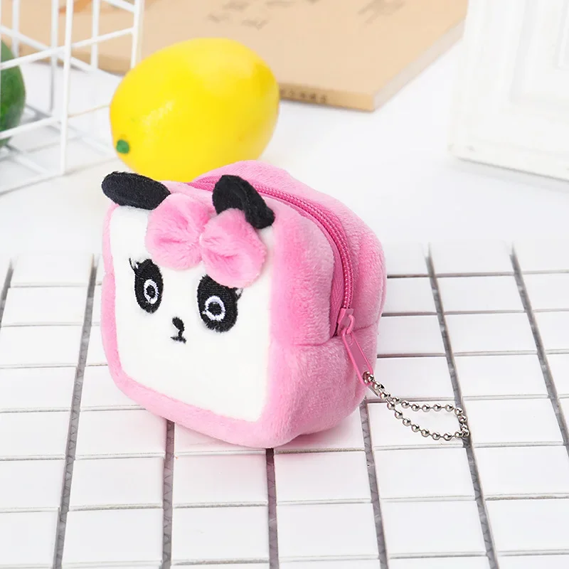 Plush Grey Small Whales Coin Purse Cute Zipper Women's Coin Wallet Shark Shape Girls Earphone Money Storage Bag Key Bag Purse