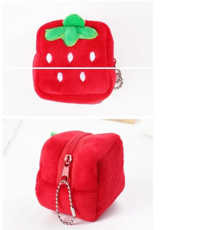 Plush Grey Small Whales Coin Purse Cute Zipper Women's Coin Wallet Shark Shape Girls Earphone Money Storage Bag Key Bag Purse