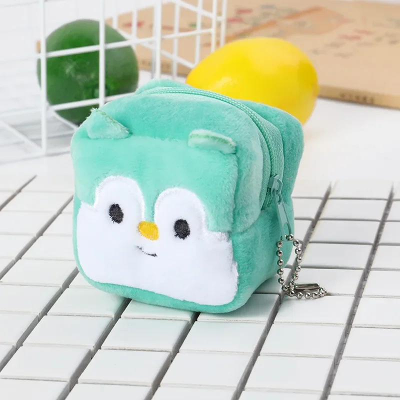 Plush Grey Small Whales Coin Purse Cute Zipper Women's Coin Wallet Shark Shape Girls Earphone Money Storage Bag Key Bag Purse