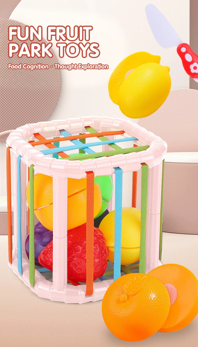 Montessori Baby Toys Stack Pull Blocks Games 0-12 Months Color Shade Sensory Development Learning Educational Toys Babies Infant