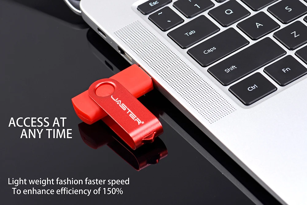 JASTER Business Gift USB Flash Drive 128GB Real Capacity Pen Drive 64GB Rotatable Memory Stick 32GB High Speed USB Stick 16GB