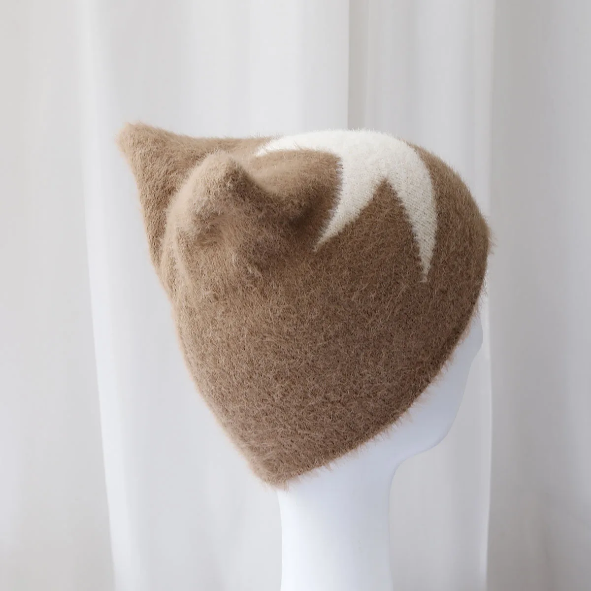 new y2k Cat ears star pattern Beanies Hat Men Winter Autunm Warm Knitted Bonnet Cap Soft Skullies Beanies Caps Boys Gifts