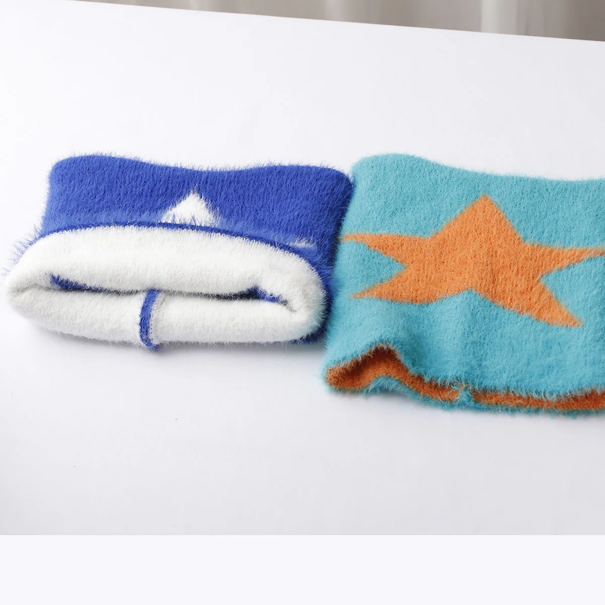 new y2k Cat ears star pattern Beanies Hat Men Winter Autunm Warm Knitted Bonnet Cap Soft Skullies Beanies Caps Boys Gifts
