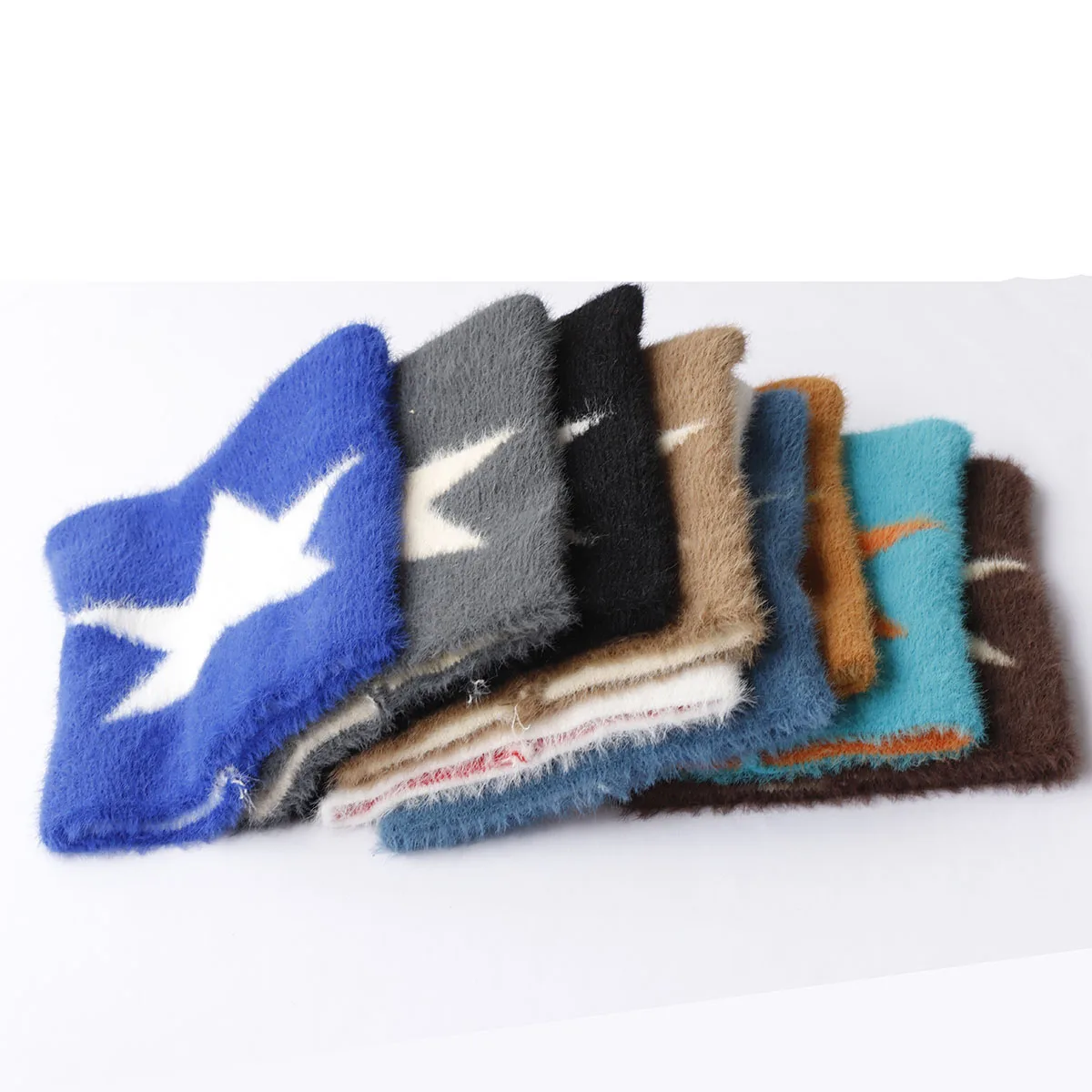 new y2k Cat ears star pattern Beanies Hat Men Winter Autunm Warm Knitted Bonnet Cap Soft Skullies Beanies Caps Boys Gifts