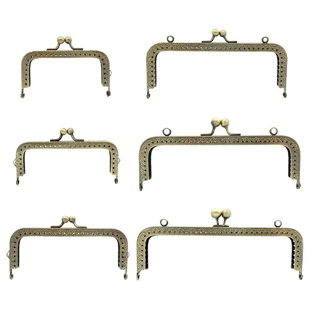 Mini Metal Purse Frame Kiss Clasp Bag Hardware Vintage Bag Kiss Clasp Lock Purse Clasp Frame Bag Making
