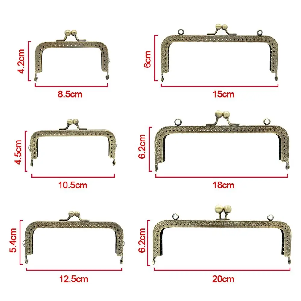 Mini Metal Purse Frame Kiss Clasp Bag Hardware Vintage Bag Kiss Clasp Lock Purse Clasp Frame Bag Making
