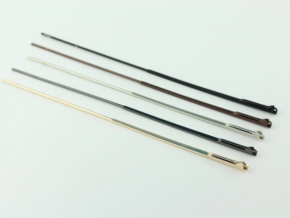 20pcs(10pairs) 2.2mm Width Metal Glasses Eyeglasses Temple Leg With Spring Hinge Gold Black Silver Optical Frame Repairing Parts