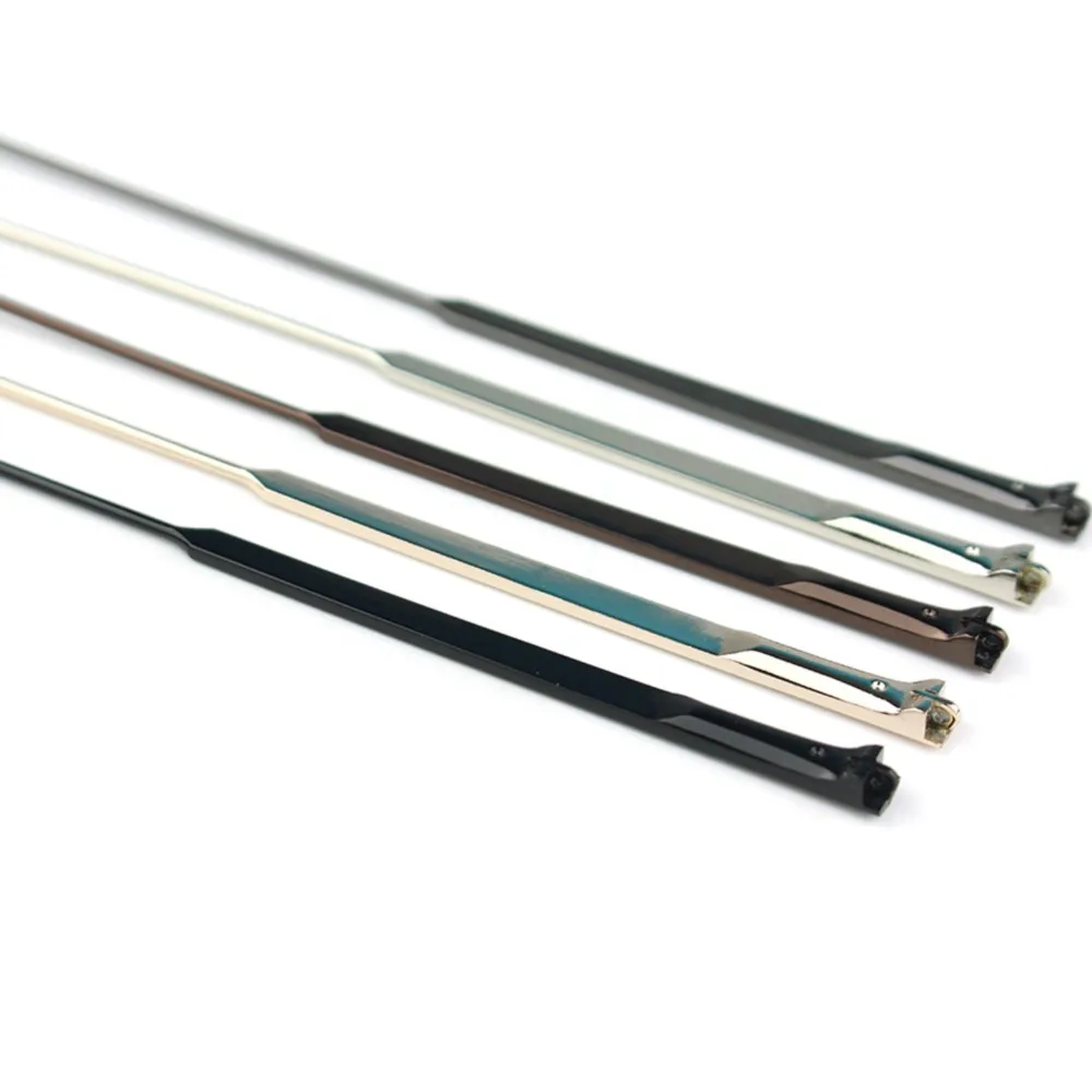 20pcs(10pairs) 2.2mm Width Metal Glasses Eyeglasses Temple Leg With Spring Hinge Gold Black Silver Optical Frame Repairing Parts