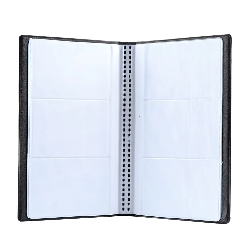 Leather 40/120/180/240/300 Cards ID Credit Card Holder Book Case Organizer Business Cards ID Credit Card Holder Case