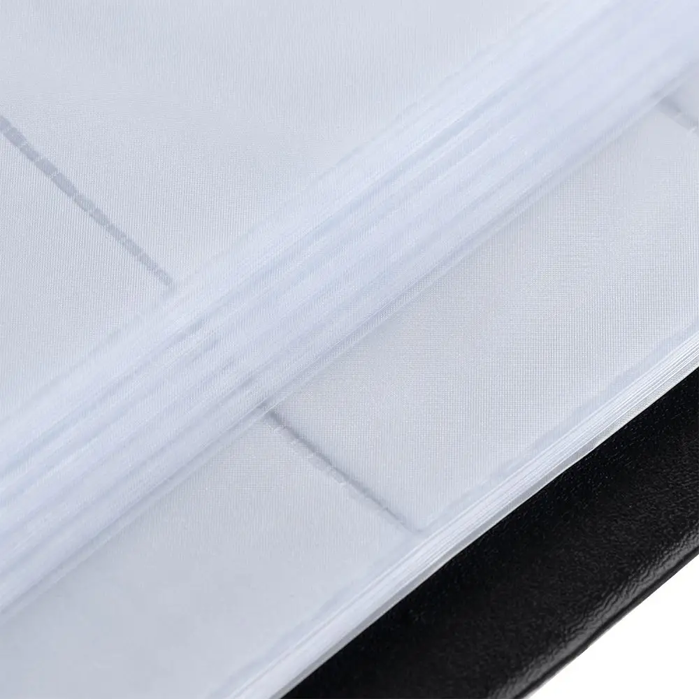Leather 40/120/180/240/300 Cards ID Credit Card Holder Book Case Organizer Business Cards ID Credit Card Holder Case