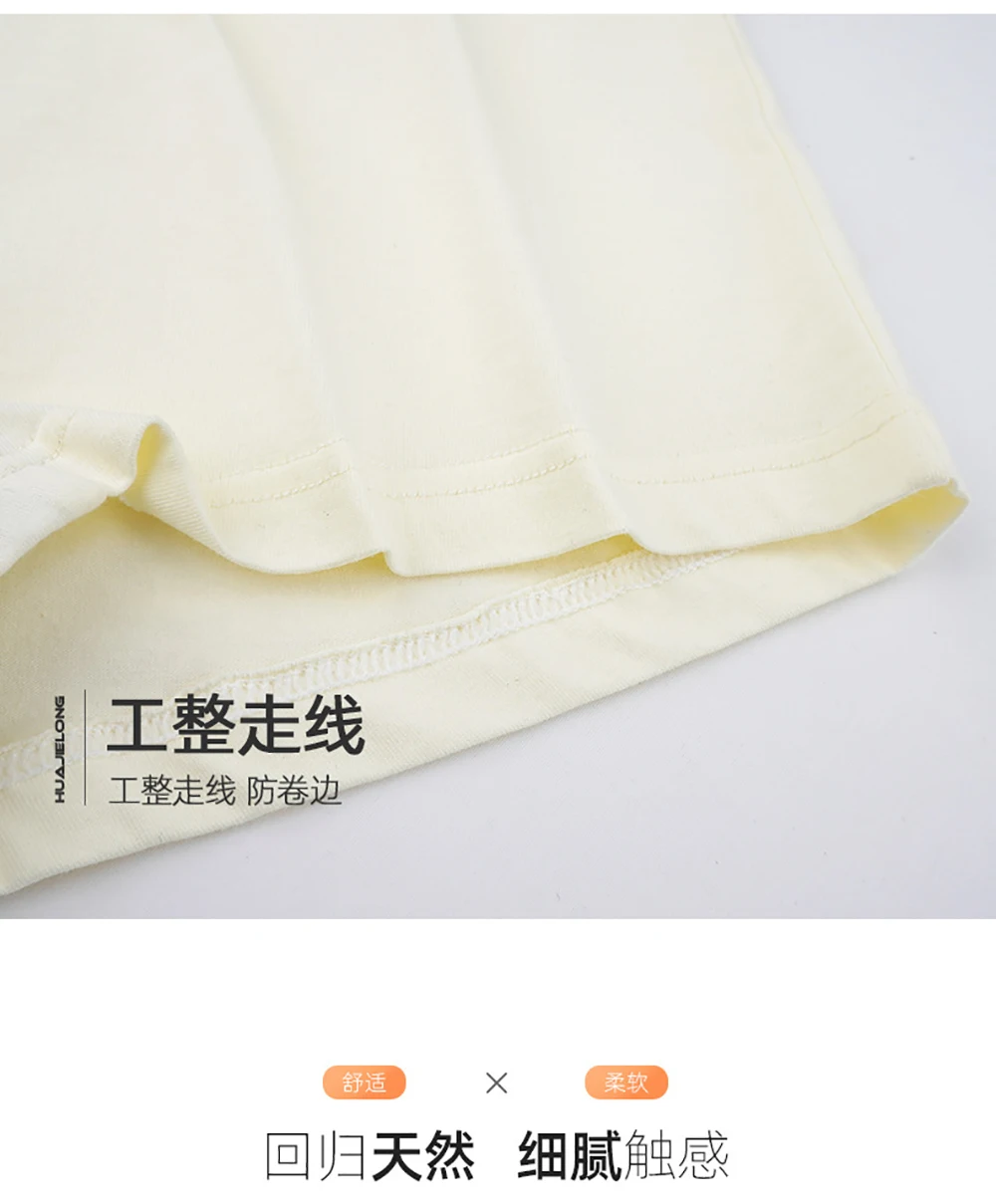 3PCS/Pack 100% Cotton Multicolor Solid Women's Boxer Knit Breathable Panties Underwear Soft High Elastic Mid-rise Thin Boyshorts