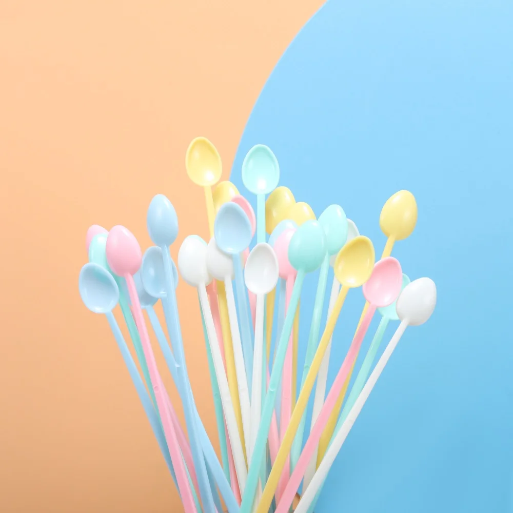 10-100pcs Stirring Stick Plastic Epoxy Glue Stick Dispensing UV Resin Silicone Mold Spatula Spoon for Resin Jewelry Making Tools