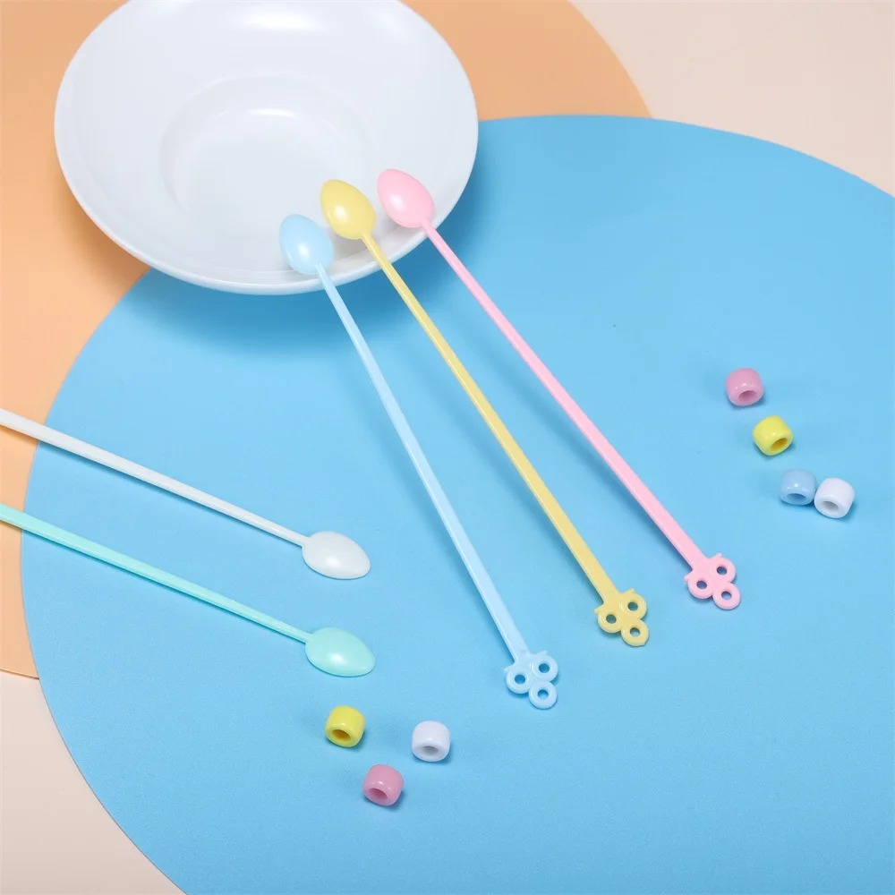 10-100pcs Stirring Stick Plastic Epoxy Glue Stick Dispensing UV Resin Silicone Mold Spatula Spoon for Resin Jewelry Making Tools
