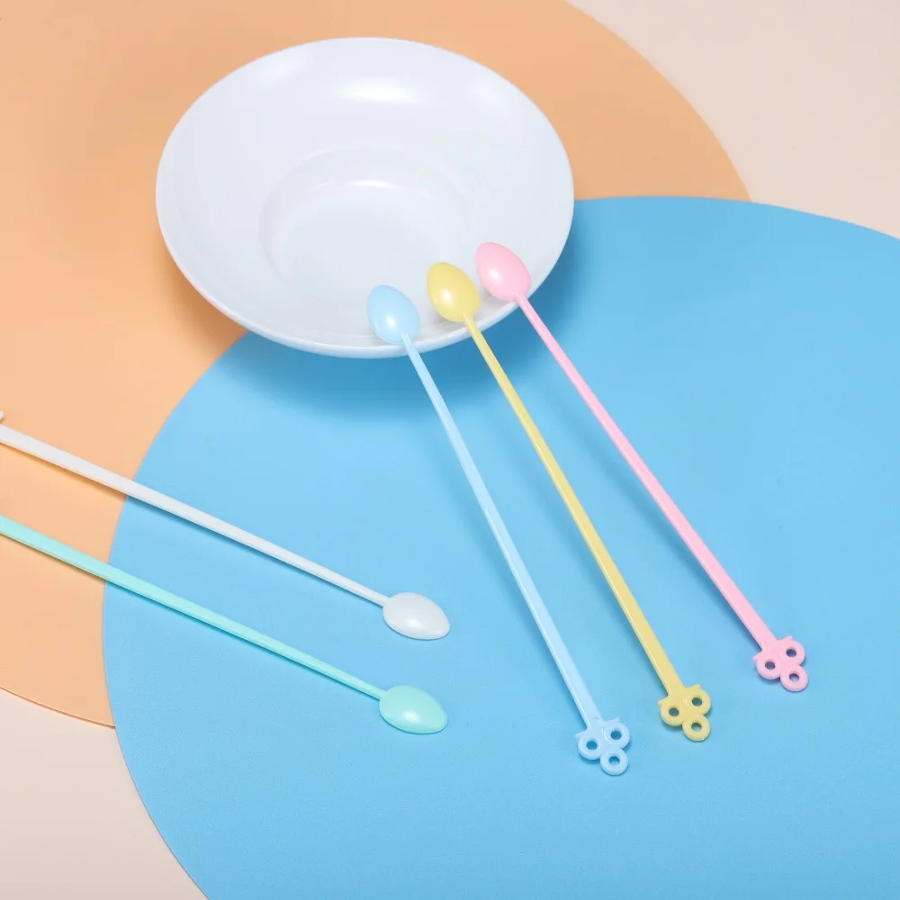 10-100pcs Stirring Stick Plastic Epoxy Glue Stick Dispensing UV Resin Silicone Mold Spatula Spoon for Resin Jewelry Making Tools