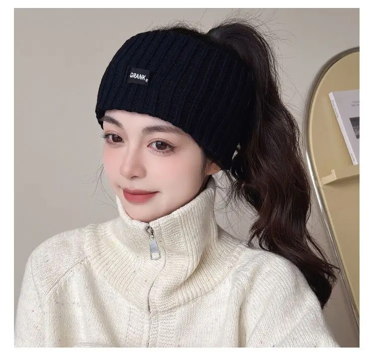 1/3pcs Winter Warm Wide Headband for Women High Quality Cotton Woolen Warm Forehead Knitting Elastic Hair Band Hair Accessories