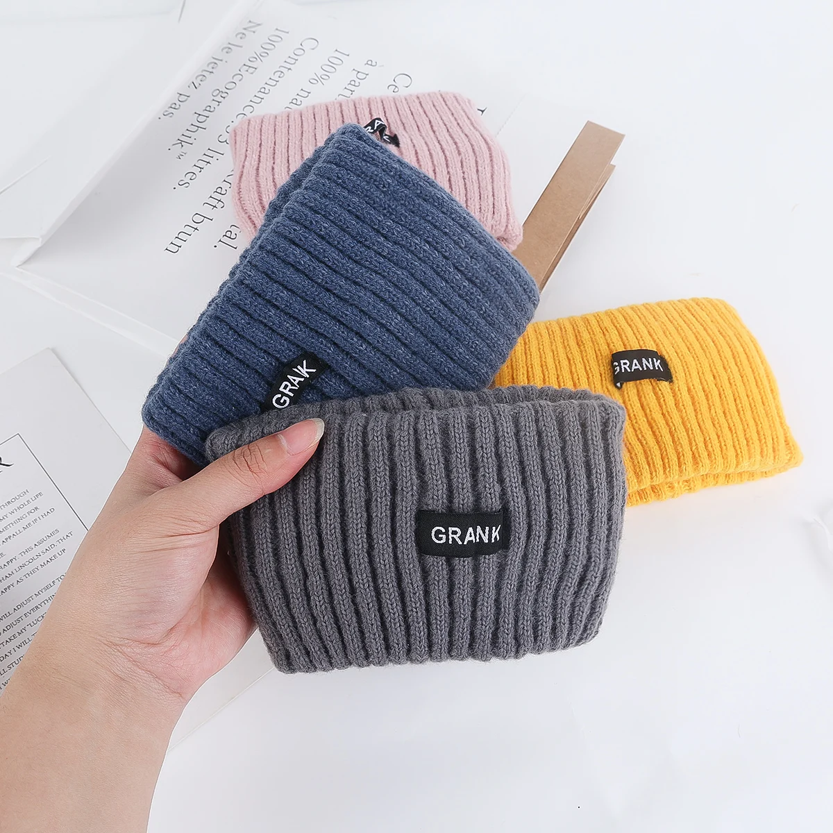 1/3pcs Winter Warm Wide Headband for Women High Quality Cotton Woolen Warm Forehead Knitting Elastic Hair Band Hair Accessories
