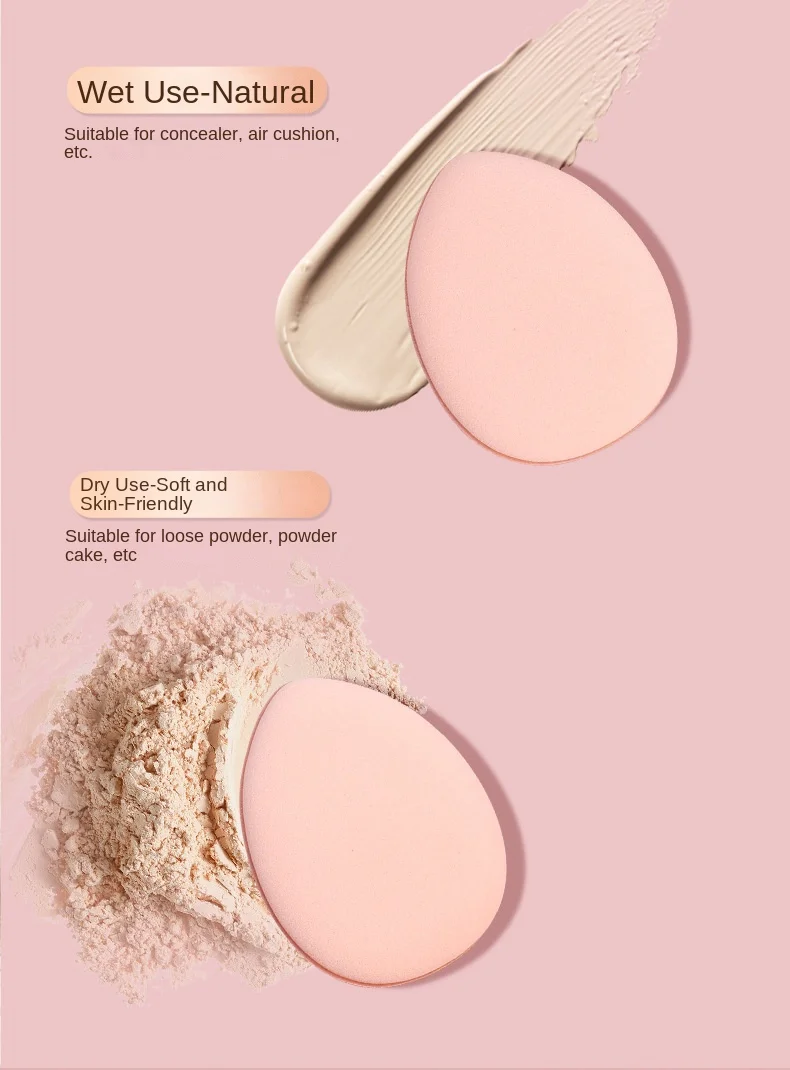 10Pcs Mini Finger Puff Foundation Small Air Cushion Powder Sponge Face Concealer BB Cream Cosmetic Applicator Makeup Tools