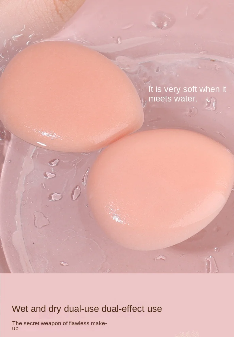 10Pcs Mini Finger Puff Foundation Small Air Cushion Powder Sponge Face Concealer BB Cream Cosmetic Applicator Makeup Tools