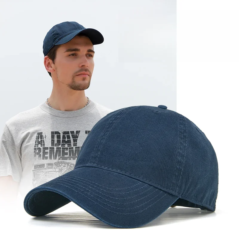 New Solid Color Big Size 63cm Soft Cotton Baseball Caps Men Classic Plus Snapback Cap Ladies High Quality Golf Sun Hat 59-62cm