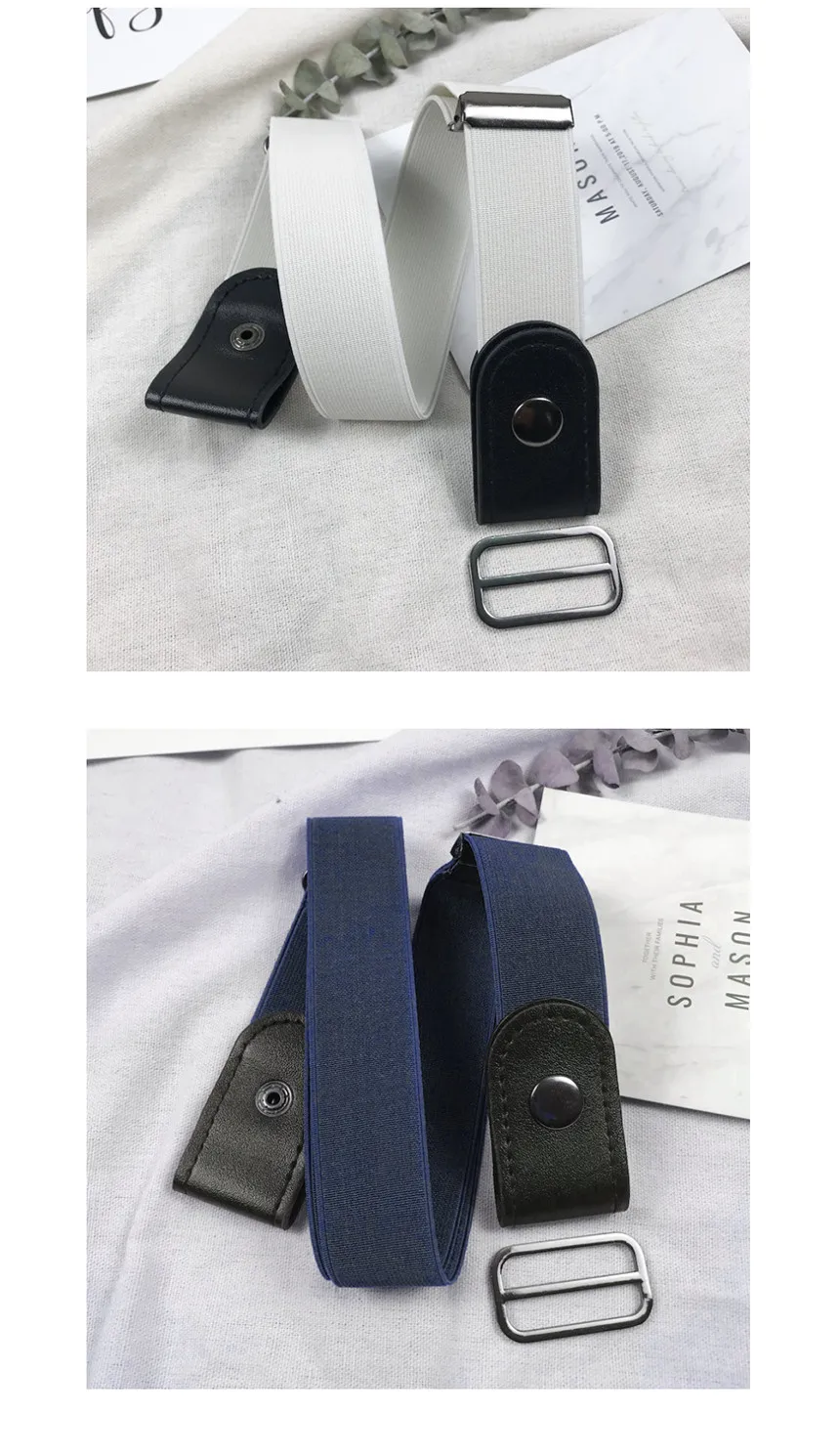 Fashion Magic free Belt/buckle free Belt waistband