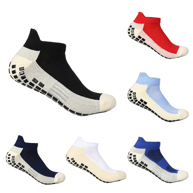 Breathable Soccer Socks Anti-slip Athletic Ankle Socks Sport Short Socks for Men Women Yoga Football Gym Cycling