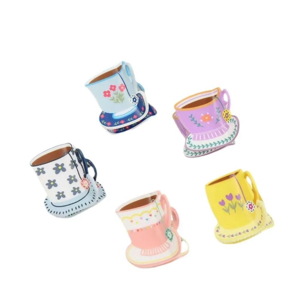 Personalized Acetic Acid Acetate Hair Claw Cute Cartoon Coffee Cup Hair Clip Flower Grab Clip Small Hair Claw Girl