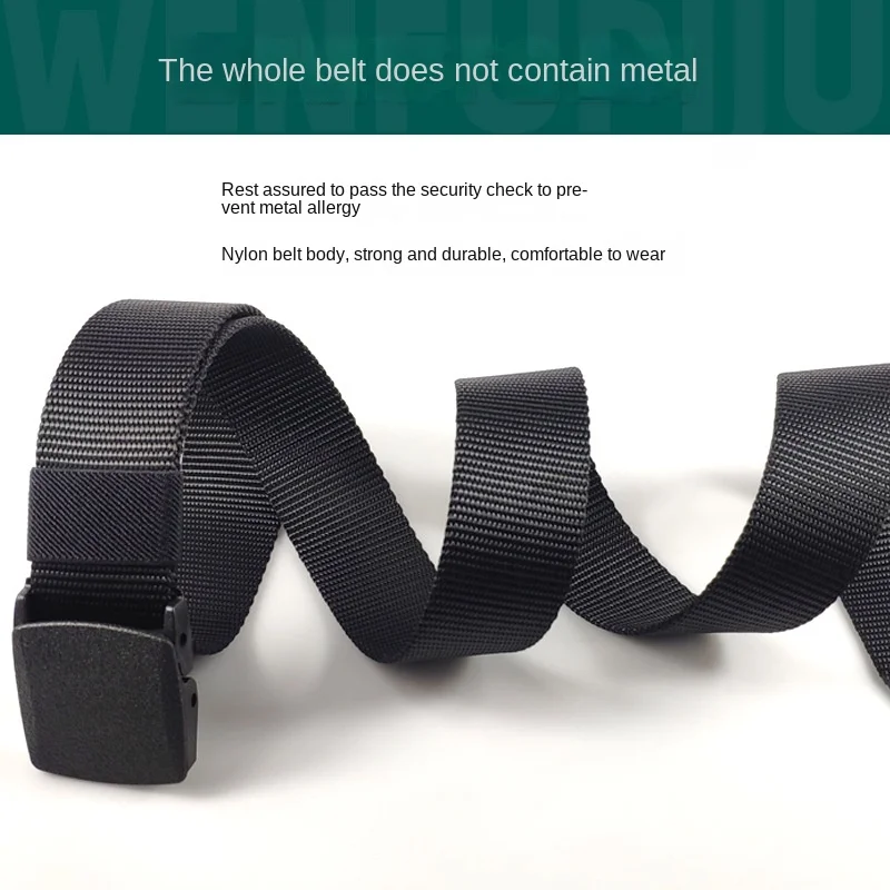 Black Army Green White Red Blue Men Automatic Buckle Nylon Belt Waist Canvas Belts Outdoor Strap Travel Sports Belt for Women