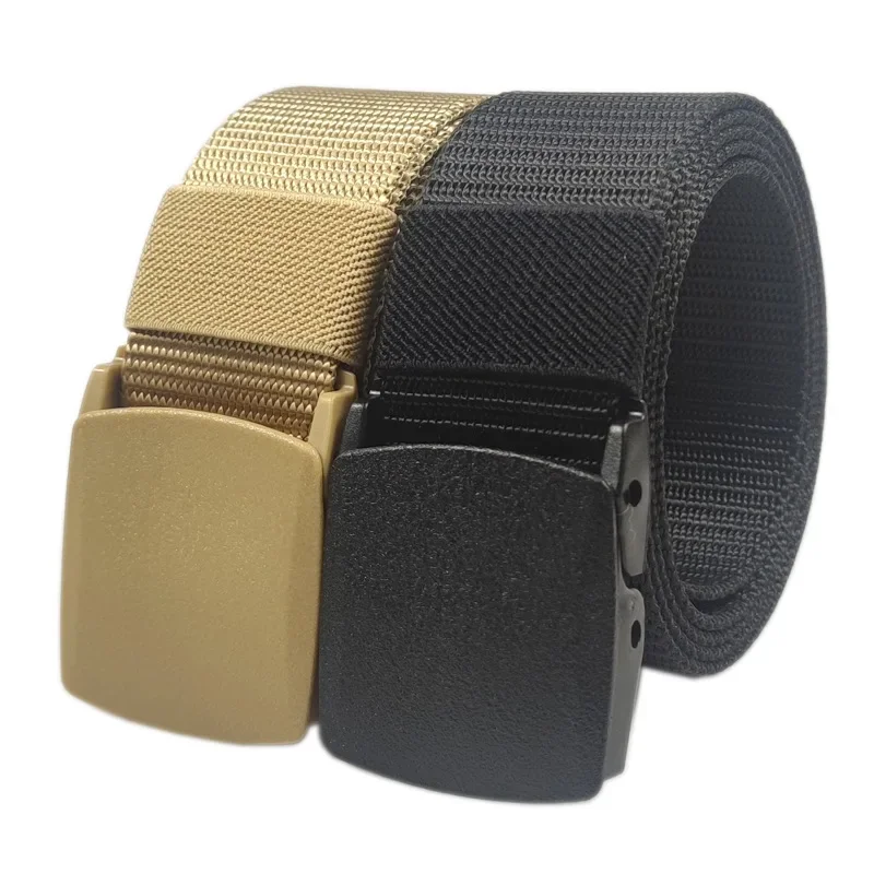 Black Army Green White Red Blue Men Automatic Buckle Nylon Belt Waist Canvas Belts Outdoor Strap Travel Sports Belt for Women