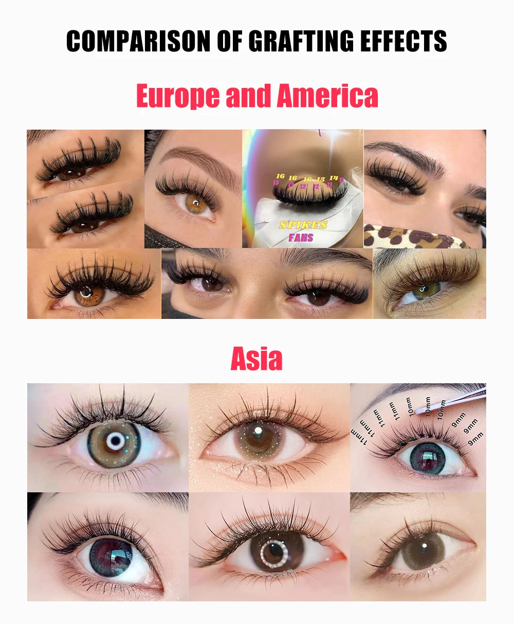 Abonnie Angel Lashes Pre-bundled Lash Spikes 5D Flower Lashes Individual Eyelash Extensions Wispy Lash Premade