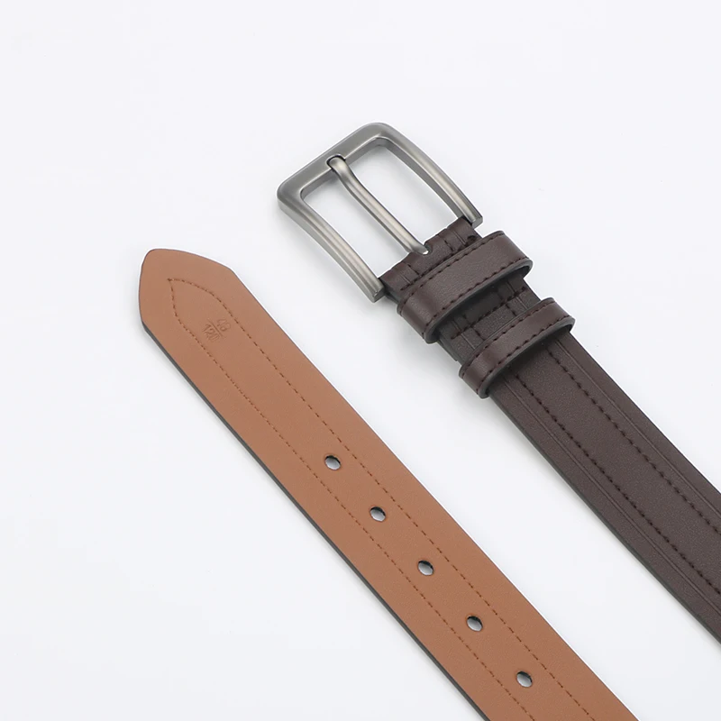 Men's Belt, Leather Dress Belt for Casual Jeans, Classic Belt 1.25", Adjustable Trim, Father's Day Gift